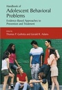 Cover: Handbook of Adolescent Behavioral Problems - Springer