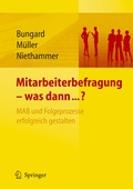 Cover: Mitarbeiterbefragung - was dann...? MAB und Folgeprozesse erfolgreich gestalten - Springer