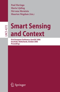 Enlarge image Cover: Smart Sensing and Context - Springer