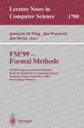 Cover: FM'99 - Formal Methods - Springer