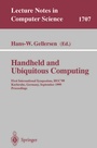 Cover: Handheld and Ubiquitous Computing - Springer