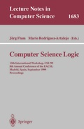 Cover: Computer Science Logic - Springer