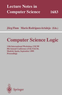 Enlarge image Cover: Computer Science Logic - Springer