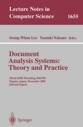 Cover: Document Analysis Systems: Theory and Practice - Springer
