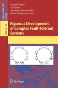 Cover: Rigorous Development of Complex Fault-Tolerant Systems - Springer