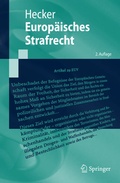 Cover: Europ&auml;isches Strafrecht - Springer