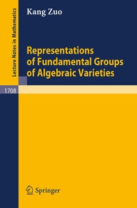 Abbildung von: Representations of Fundamental Groups of Algebraic Varieties - Springer