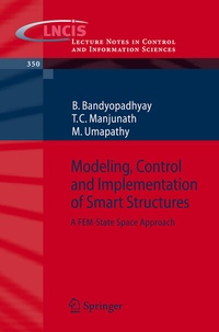Enlarge image Cover: Modeling, Control and Implementation of Smart Structures - Springer