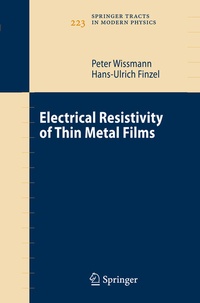 Abbildung von: Electrical Resistivity of Thin Metal Films - Springer
