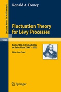 Cover: Fluctuation Theory for L&eacute;vy Processes - Springer