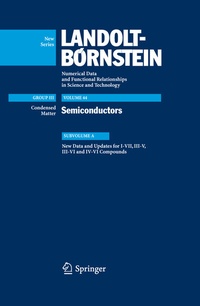 Abbildung von: New Data and Updates for I-VII, III-V, III-VI and IV-VI Compounds - Springer