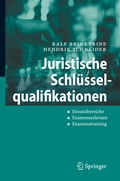 Cover: Juristische Schl&uuml;sselqualifikationen - Springer