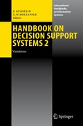 Cover: Handbook on Decision Support Systems 2 - Springer