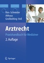 Cover: Arztrecht - Springer