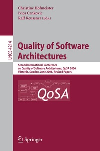 Enlarge image Cover: Quality of Software Architectures - Springer