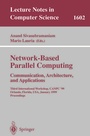 Cover: Network-Based Parallel Computing Communication, Architecture, and Applications - Springer