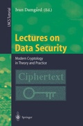 Cover: Lectures on Data Security - Springer