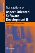 Cover: Transactions on Aspect-Oriented Software Development II - Springer