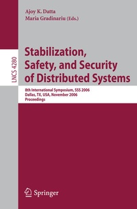 Enlarge image Cover: Stabilization, Safety, and Security of Distributed Systems - Springer