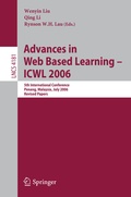 Cover: Advances in Web Based Learning -- ICWL 2006 - Springer