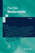 Cover: Medienrecht - Springer