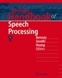Cover: Springer Handbook of Speech Processing - Springer