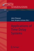 Cover: Applications of Time Delay Systems - Springer