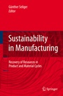 Cover: Sustainability in Manufacturing - Springer