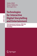 Cover: Technologies for Interactive Digital Storytelling and Entertainment - Springer
