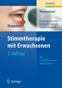 Abbildung von: Stimmtherapie mit Erwachsenen - Springer