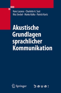 Abbildung von: Akustische Grundlagen sprachlicher Kommunikation - Springer