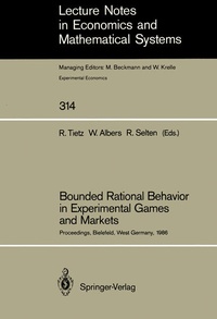 Enlarge image Cover: Bounded Rational Behavior in Experimental Games and Markets - Springer
