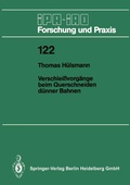 Cover: Verschlei&szlig;vorg&auml;nge beim Querschneiden d&uuml;nner Bahnen - Springer