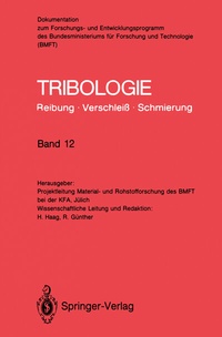 Abbildung von: Tribologie: Reibung · Verschleiß · Schmierung - Springer