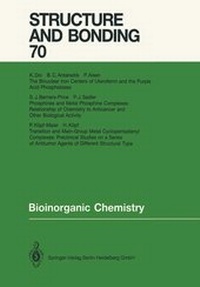 Enlarge image Cover: Bioinorganic Chemistry - Springer