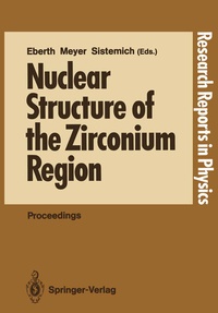 Abbildung von: Nuclear Structure of the Zirconium Region - Springer