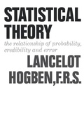 Cover: Statistical Theory - WW Norton & Co