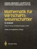 Cover: Mathematik f&uuml;r Wirtschaftswissenschaftler - Springer