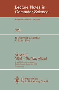 Abbildung von: VDM '88. VDM - The Way Ahead - Springer