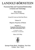 Cover: Compounds of Rare Earth Elements with Main Group Elements / Verbindungen der seltenen Erden mit Elementen der Hauptgruppen 2 - Springer