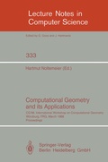 Cover: Computational Geometry and its Applications - Springer