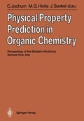 Cover: Physical Property Prediction in Organic Chemistry - Springer