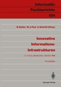 Cover: Innovative Informations-Infrastrukturen - Springer