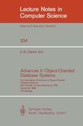 Cover: Advances in Object-Oriented Database Systems - Springer