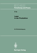 Cover: Laser in der Produktion - Springer