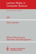 Cover: Efficient Structures for Geometric Data Management - Springer