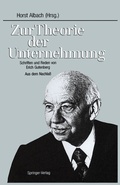 Cover: Zur Theorie der Unternehmung - Springer