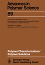 Cover: Polymer Characterization/Polymer Solutions - Springer