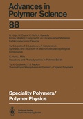Cover: Speciality Polymers/Polymer Physics - Springer