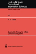 Cover: Geometric Theory for Infinite Dimensional Systems - Springer